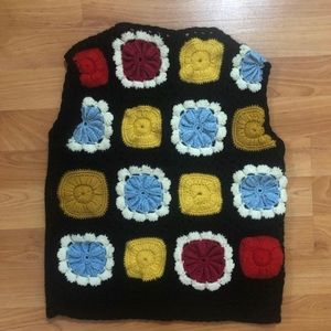 Vintage Crochet Sweater Vest